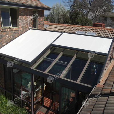 quality  Anti UV Spanish Fabric Electric Shade Awning , Automatic Motorized Sun Shade Awning factory