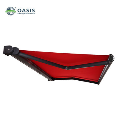 OEM Động cơ Full Cassette Gập cánh tay Awning, tự động mặt trời Awning cho sân thượng