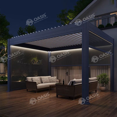 Μηχανοκίνητο Αλουμινίου Περκόλα 4m x 3m 100% ανθεκτικό σε καιρικές συνθήκες