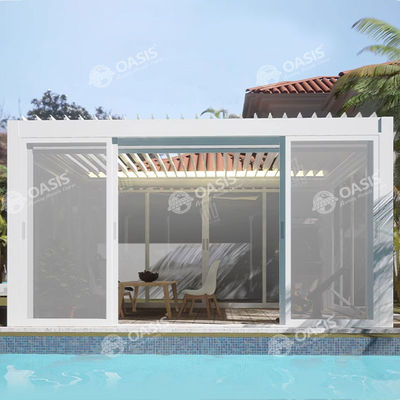 3x6x2.8m Khách sạn Pergola nhôm với bóng râm từ xa