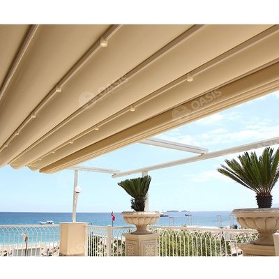 3x4 3x2 di controllo remoto pergola in alluminio con tetto retrattile stile moderno