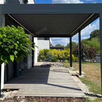 Όλες οι πλήρως σφραγισμένες αλουμινένιες περγολάδες 3x8x2.8m για εστιατόρια BBQ