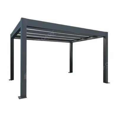 Factory Price 3x3 Metal Aluminum Alloy Gazebo　Aluminum Louvered Pergola For Mansions