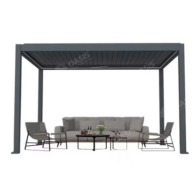 Balcony chống mưa Pergola nhôm động cơ cho biệt thự