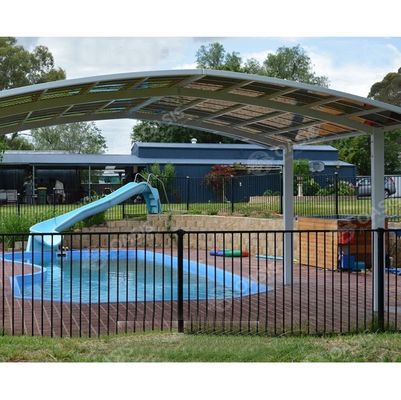 Bảng PC ngoài trời nhôm sân vườn Carports đứng tự do để che nắng