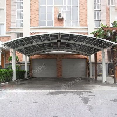 Hình khung nhôm xe ô tô Sun Shade Carport, tự do đứng carport nhôm cho nhà