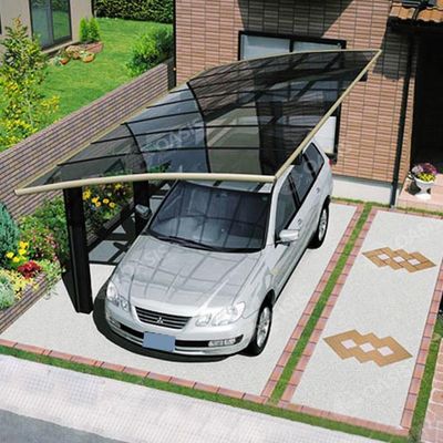 Kiểu hiện đại Kiểm soát không nước trong vườn, Chỗ che ô tô nhôm chống gió