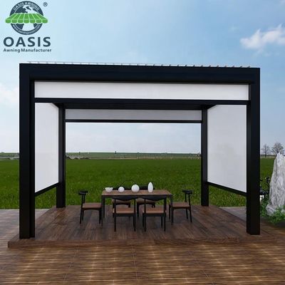 Waterproof Motorized Aluminum Louvered Pergola with 5 Years Warranty and Eco-Friendly Design