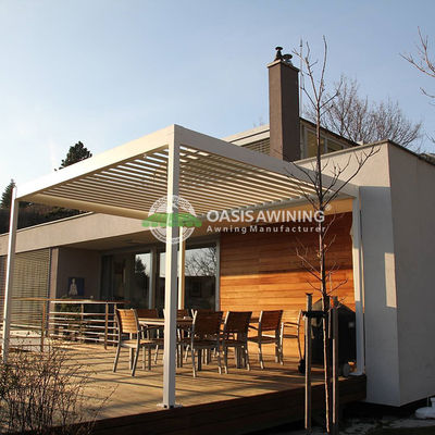 Aluminum Pergola with Louvered Roof - Aluminum Alloy 6063 T5 for Outdoor Application and 5-Year Warranty