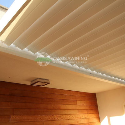 Easy to Install Motorized Aluminum Louvered Pergola with 5-Year Warranty and 6063 T5 Alloy