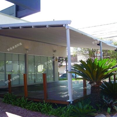 Multifunctional and Durable Premium Commercial Aluminum Shade Sail Garden/Terrace Gazebo Retractable Sunshade