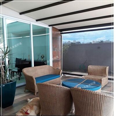 Wholesale for Sale Remote Control Telescopic Extension Anti-rust and Corrosion-resistant Courtyard Terrace Sunshade Outdoor Shed