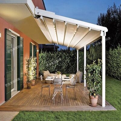 Luxury Rustproof Aluminum Pergola -Windproof Sunshade Canopy for Garden & Backyard Outdoor Sunshade