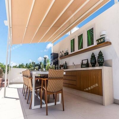 High-End Lightweight Aluminum Frame Awning Quick-Setup Adjustable Sunshade for Outdoor Use Retractable Awning